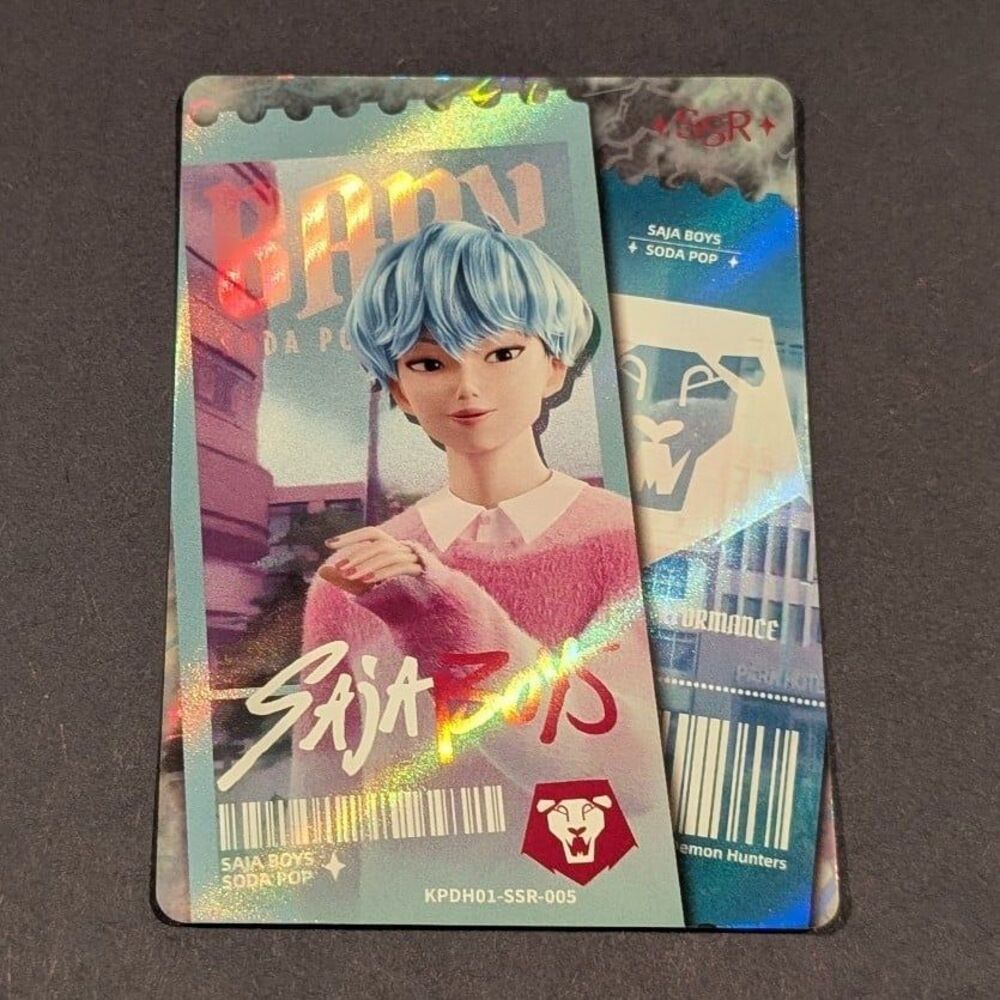 Kayou K-Pop Demon Hunters Baby Saja Boys Soda Pop SSR Card KPDH01-SSR-005